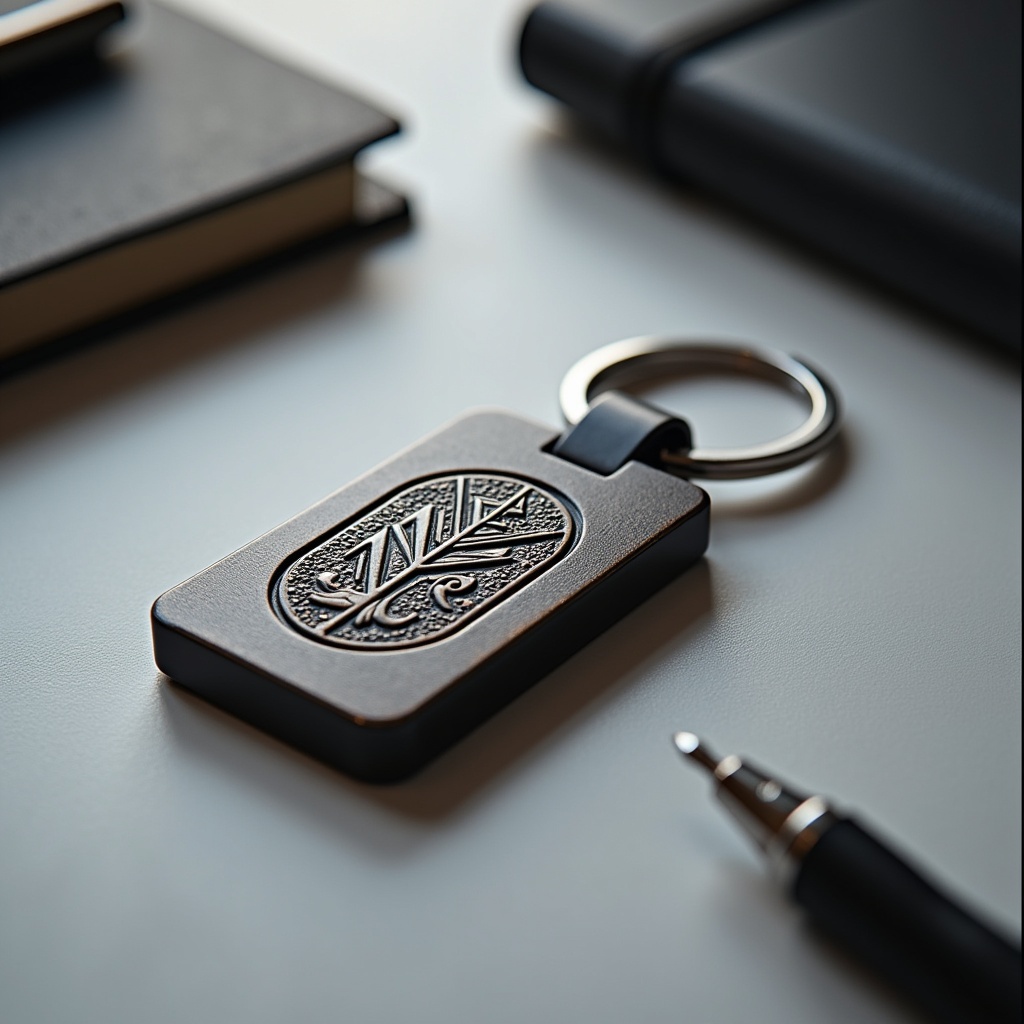 Brelok z grawerem w stylu vintage, który doda elegancji każdemu zestawowi kluczy.