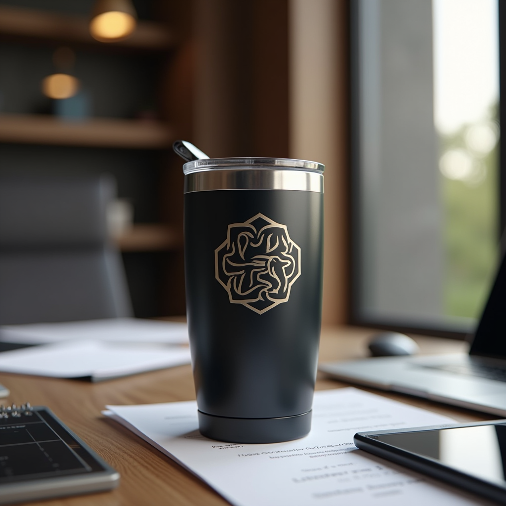 Kubek termiczny z grawerem idealny do pracy