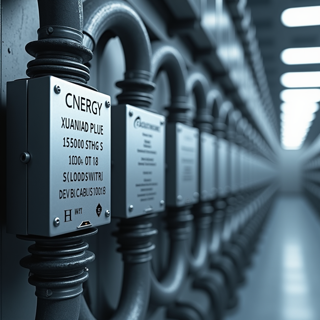 Tabliczki opisowe serwerownia z kablami