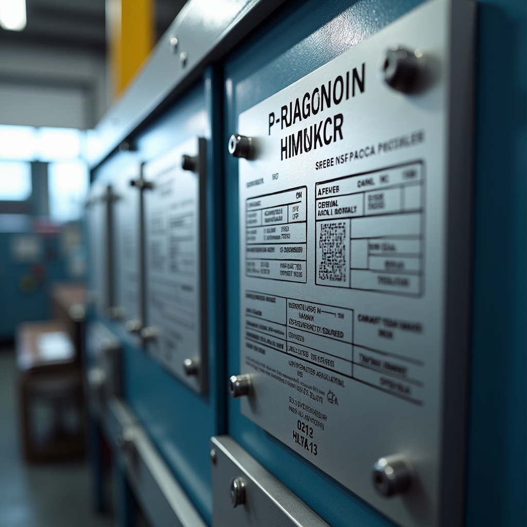 Tabliczki opisowe na szafkę elektryczną